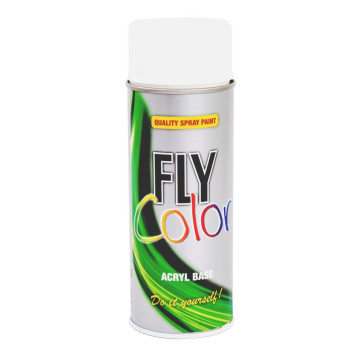 Spray Duplicolor Fly Color Ral 9010 Alb Mat-400ml Cod 400840